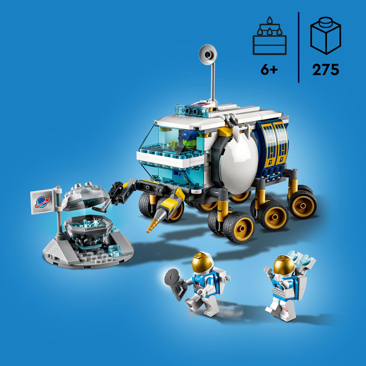 LEGO City Space Port 60348 Maanwagen