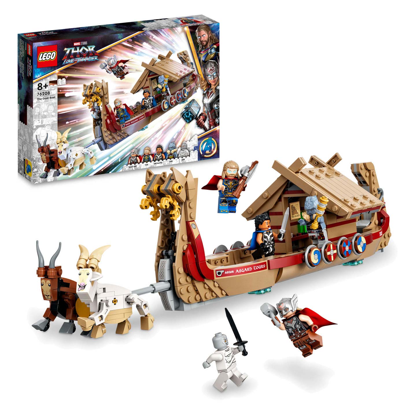 LEGO Super Heroes 76208 Le bateau-chèvre