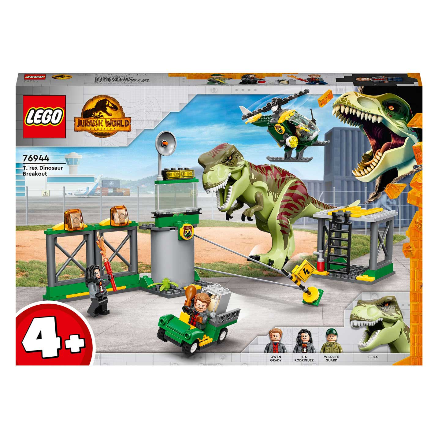 76944 LEGO Jurassic T-Rex Dinosaurier-Flucht