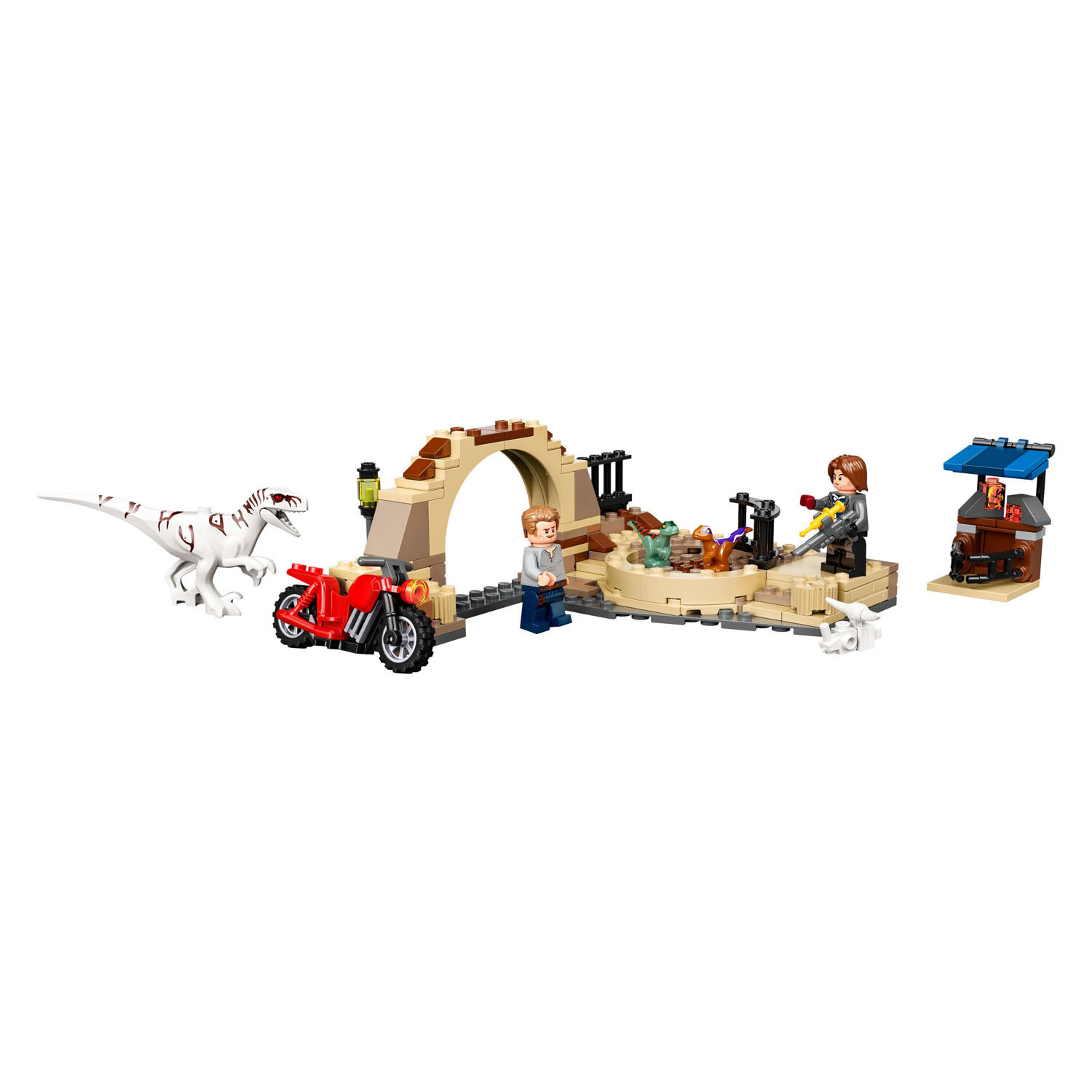 LEGO Jurassic 76945 Atrocirapractor Motorachtervolging