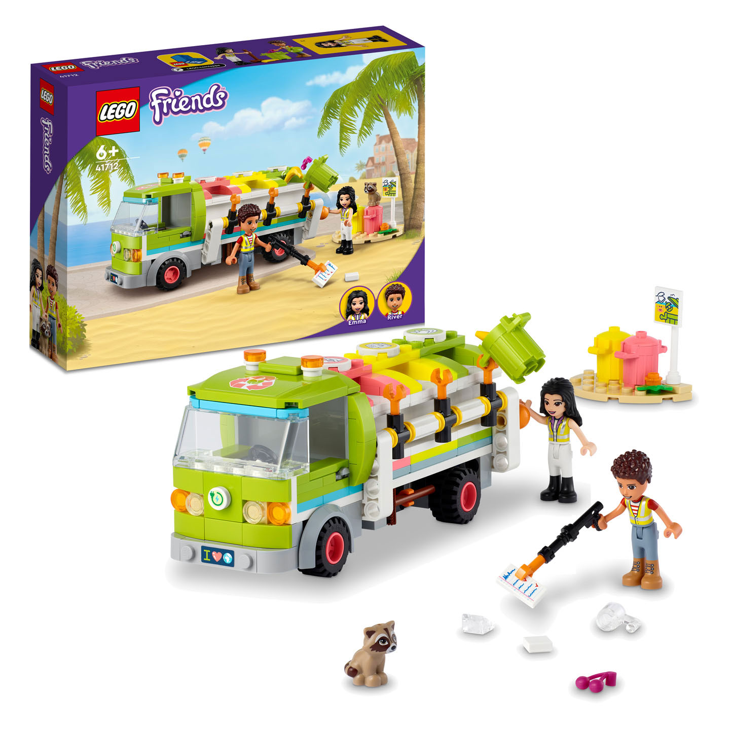 Ontvanger Postbode maak een foto LEGO Friends 41712 Vuilniswagen online kopen? | Lobbes Speelgoed