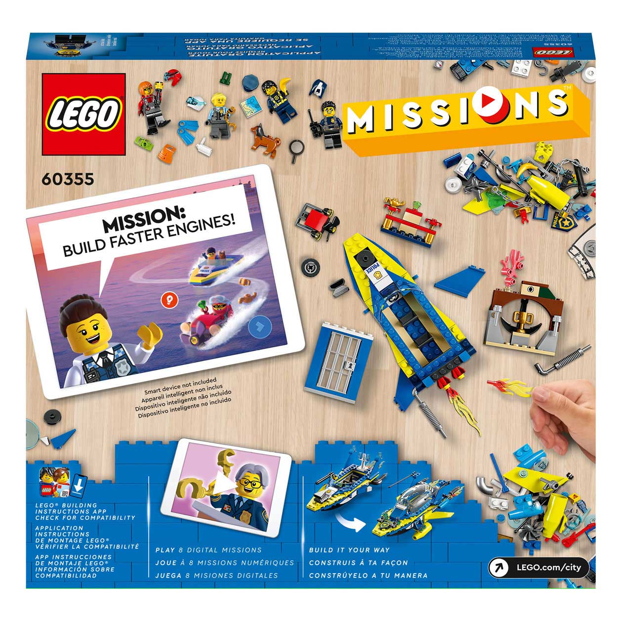 LEGO City 60355 Missions de détective de la police de l'eau