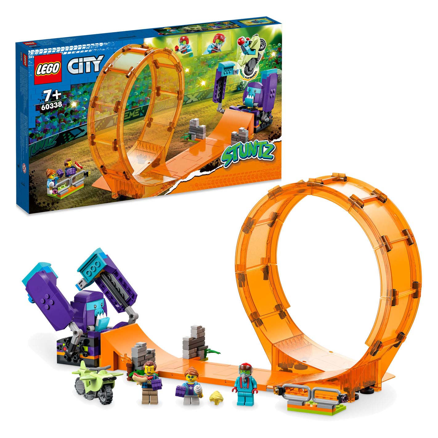 LEGO City 60338 Boucle de cascade de chimpanzé écrasant