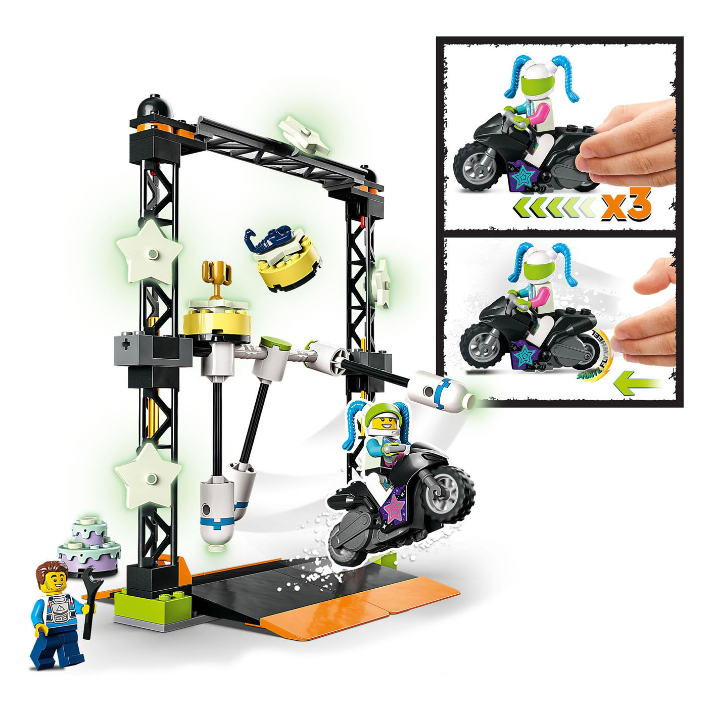 LEGO City 60341 Die Knockdown-Stunt-Challenge