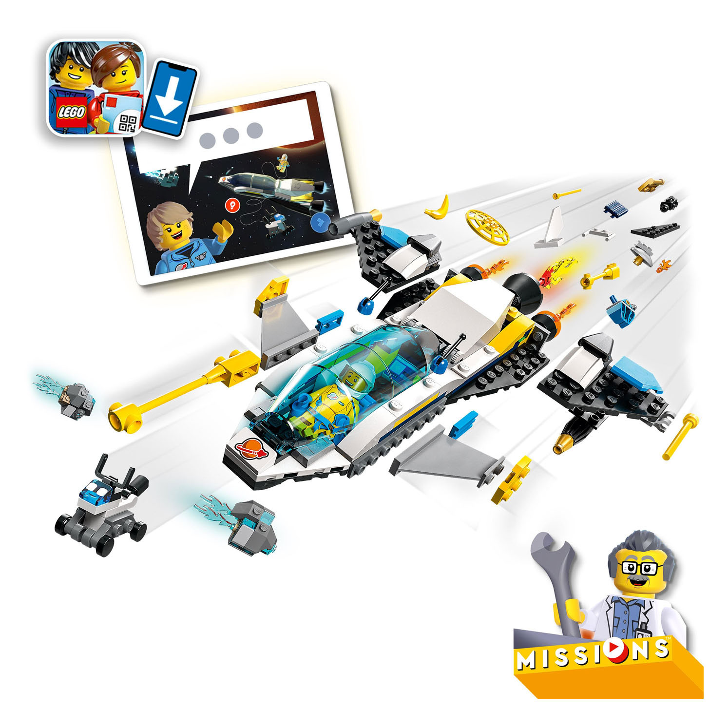 LEGO City 60354 Mars Ruimtevaartuig Verkenningsmissies
