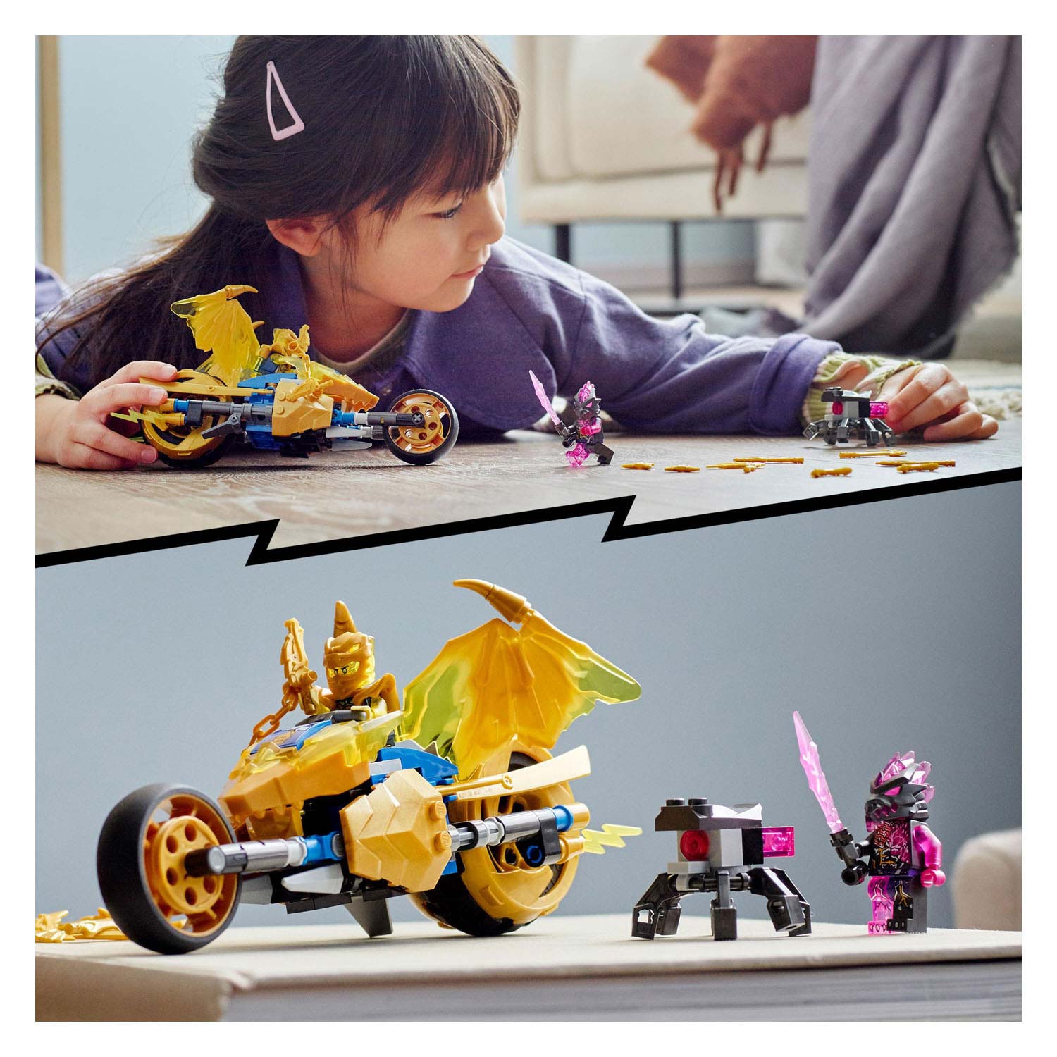 LEGO Ninjago 71768 Jay's Golden Dragon Motor Bike