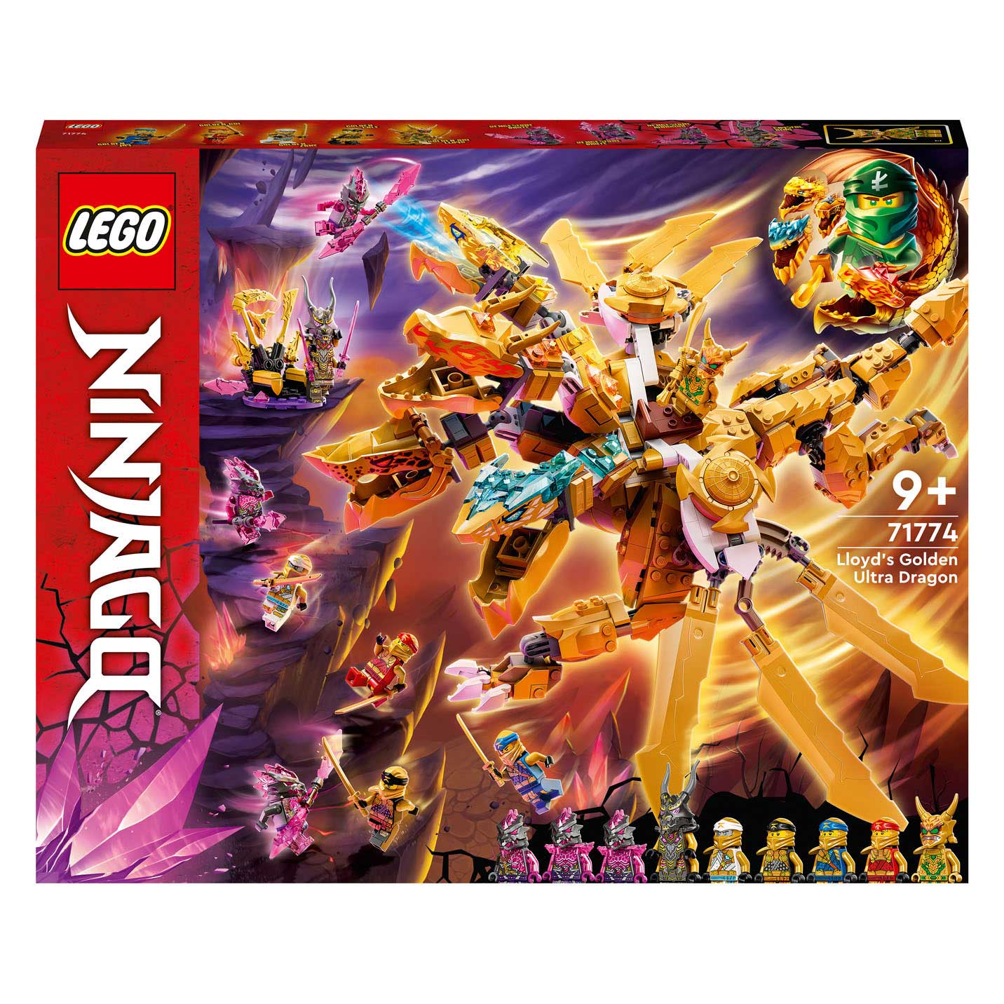 LEGO Ninjago 71774 Lloyd's Golden Ultra Dragon