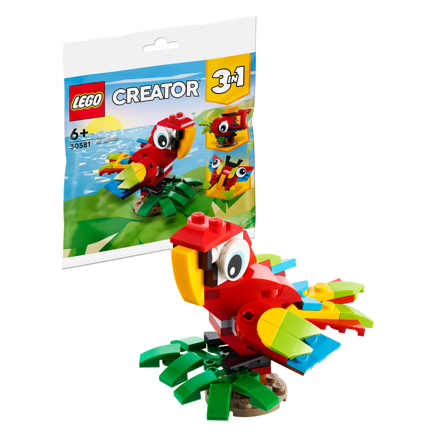 wanhoop vier keer Vlak LEGO Creator 30581 Tropische Papegaai ... | Lobbes Speelgoed België