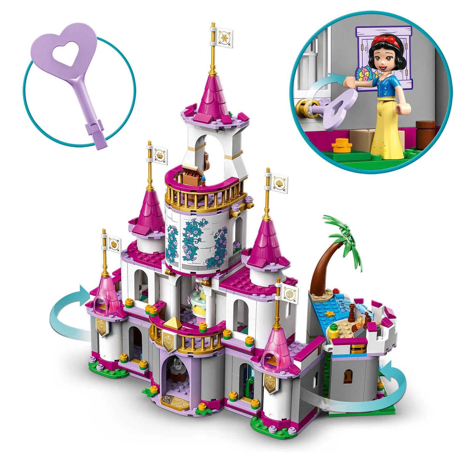 LEGO Princesse Disney 43205 Le château d'aventure ultime