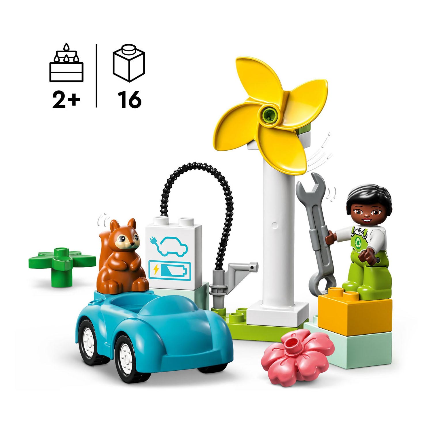 LEGO Duplo 10985 Moulin à vent et voiture électrique