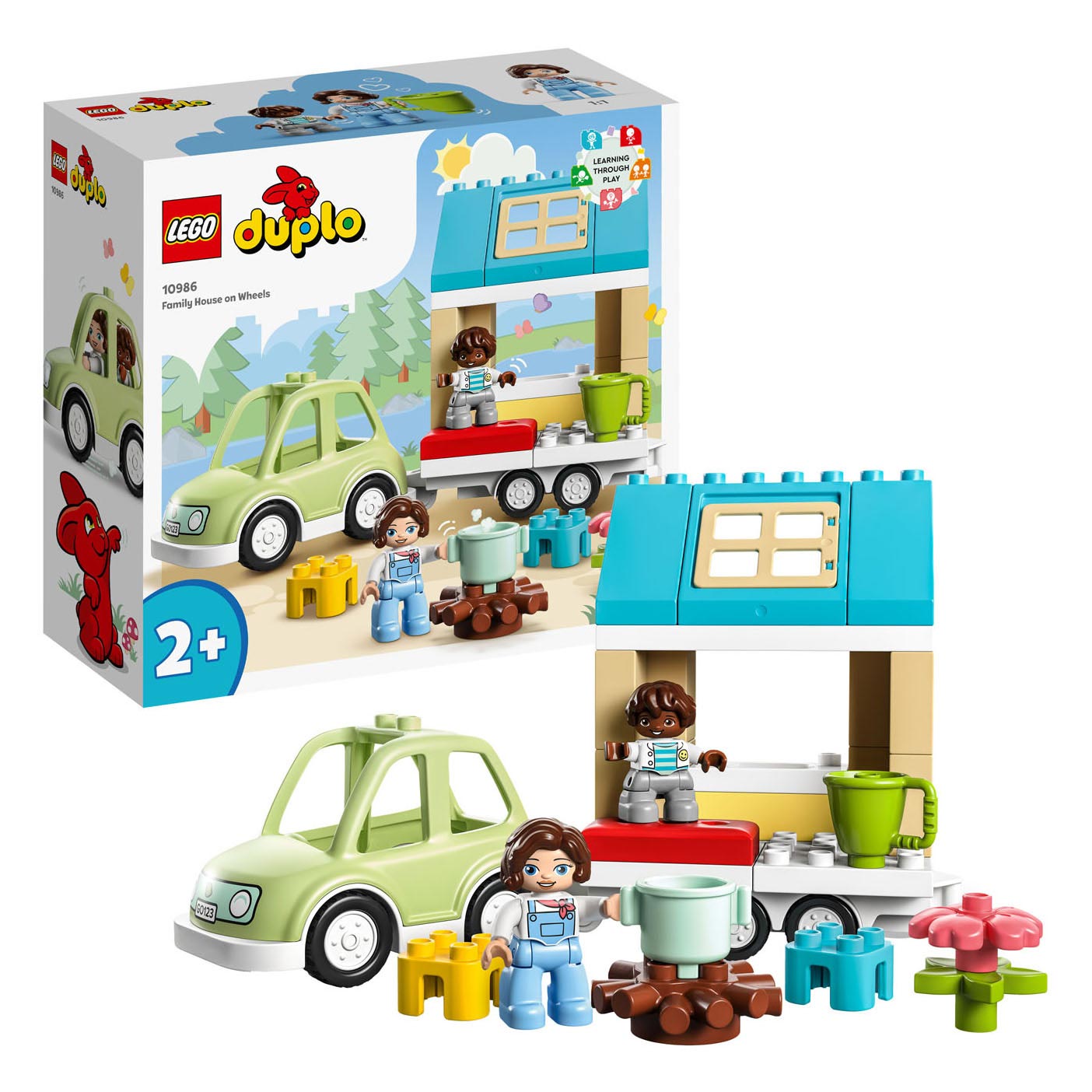 adverteren Lucht Onbelangrijk LEGO DUPLO 10986 Familiehuis op Wielen online ... | Lobbes Speelgoed