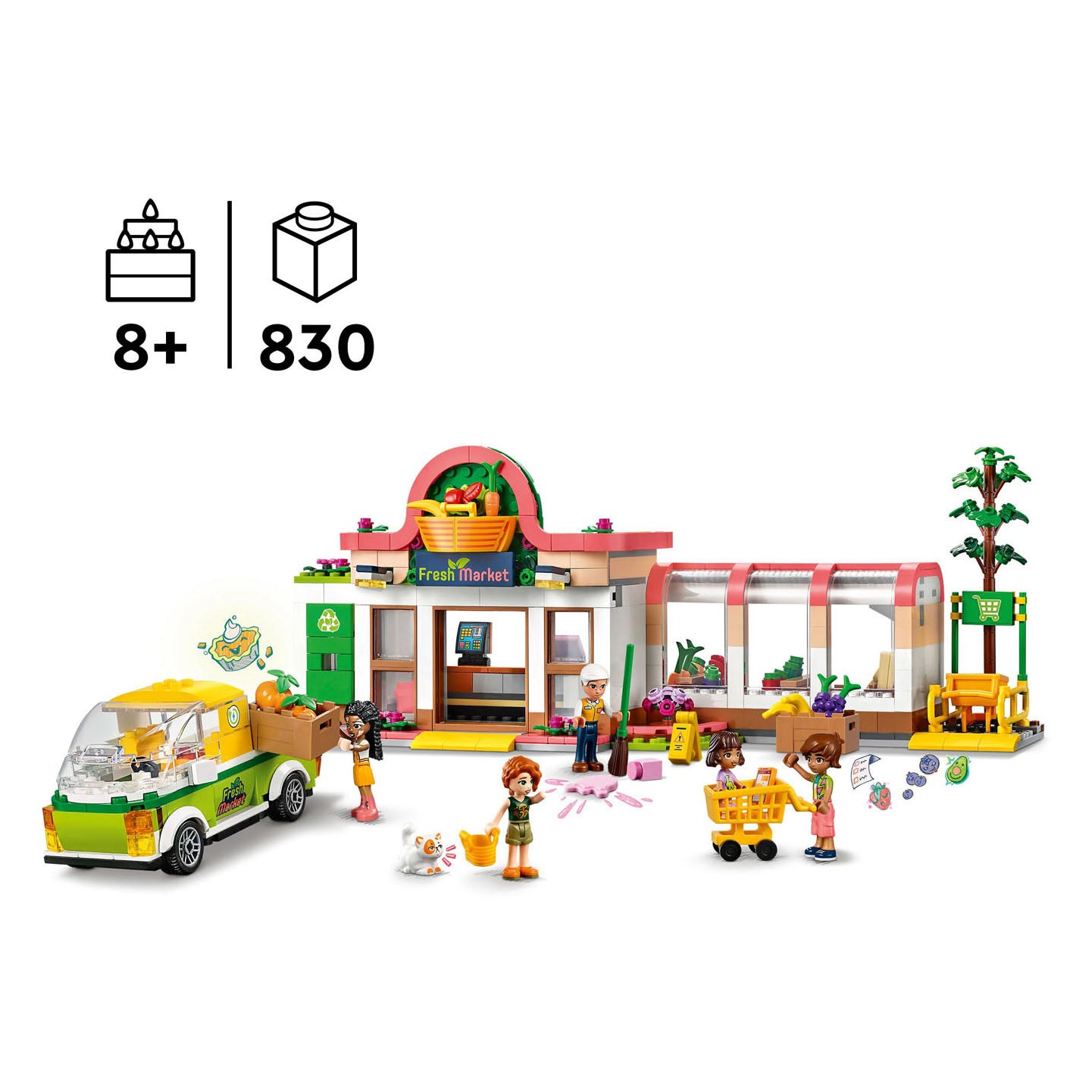 LEGO Friends 41729 Le supermarché bio