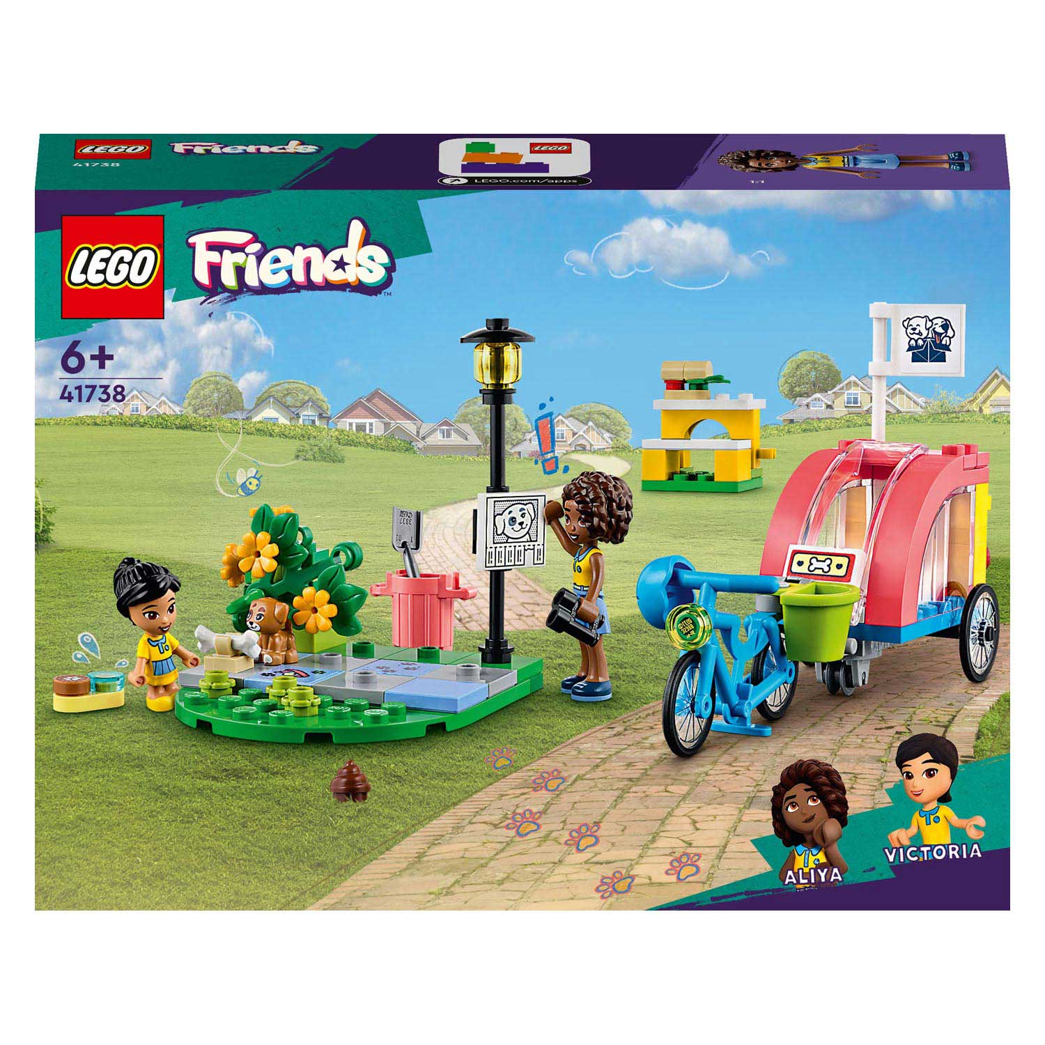 LEGO Friends 41738 Hunderettungsfahrrad