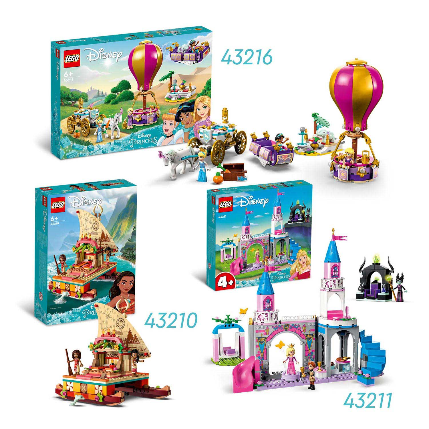 LEGO Disney  43216 Betoverende Reis van Prinses