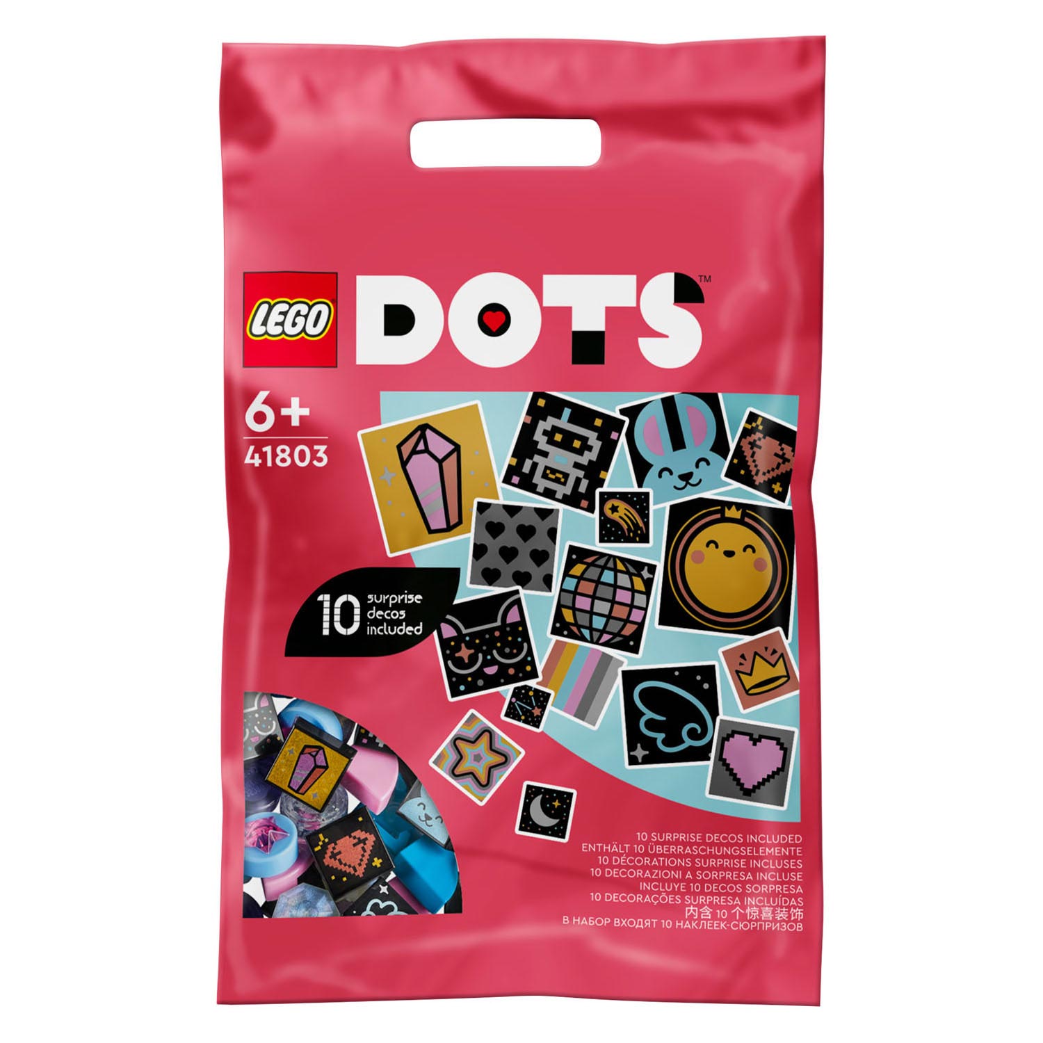 LEGO DOTS 41803 Extra DOTS - Serie 8 - Glitters en Glans