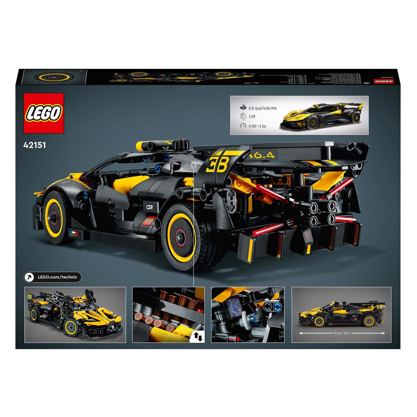LEGO Technic 42151 La Bugatti Bolide