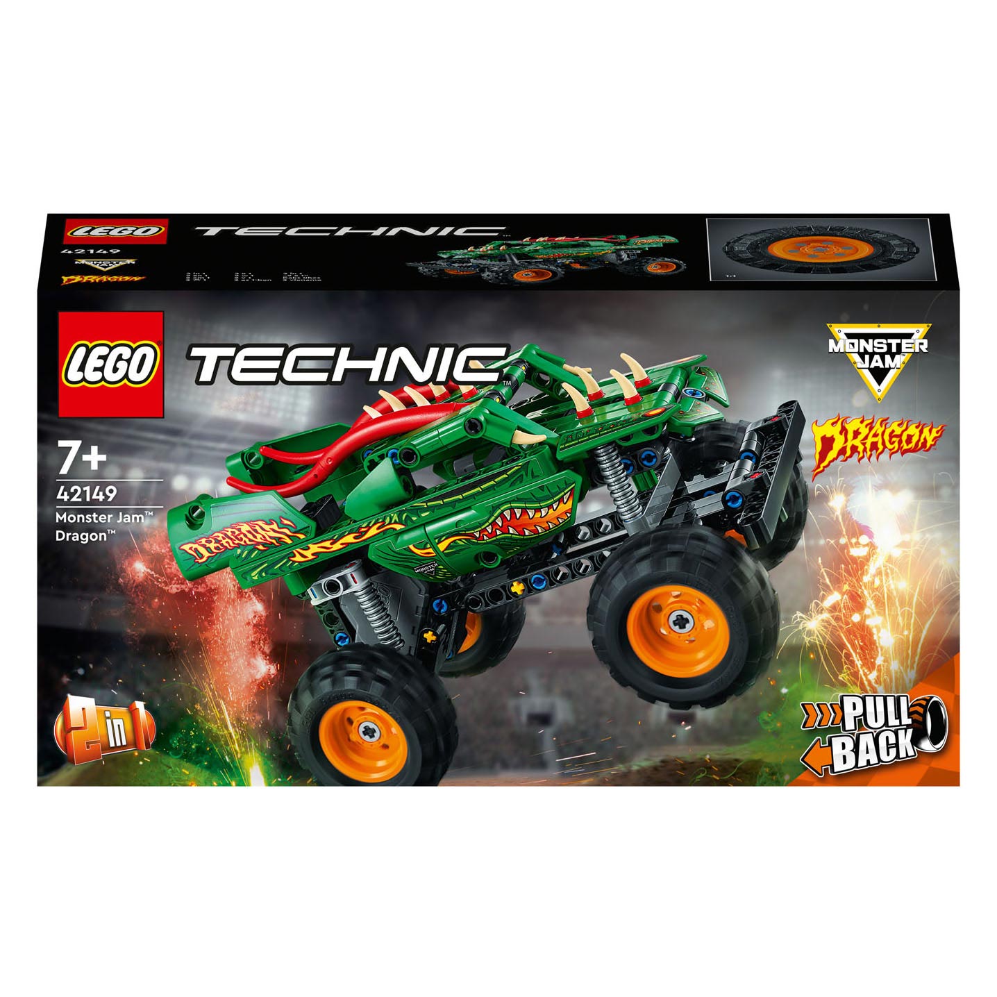 LEGO Technic 42149 Monster Jam Drache
