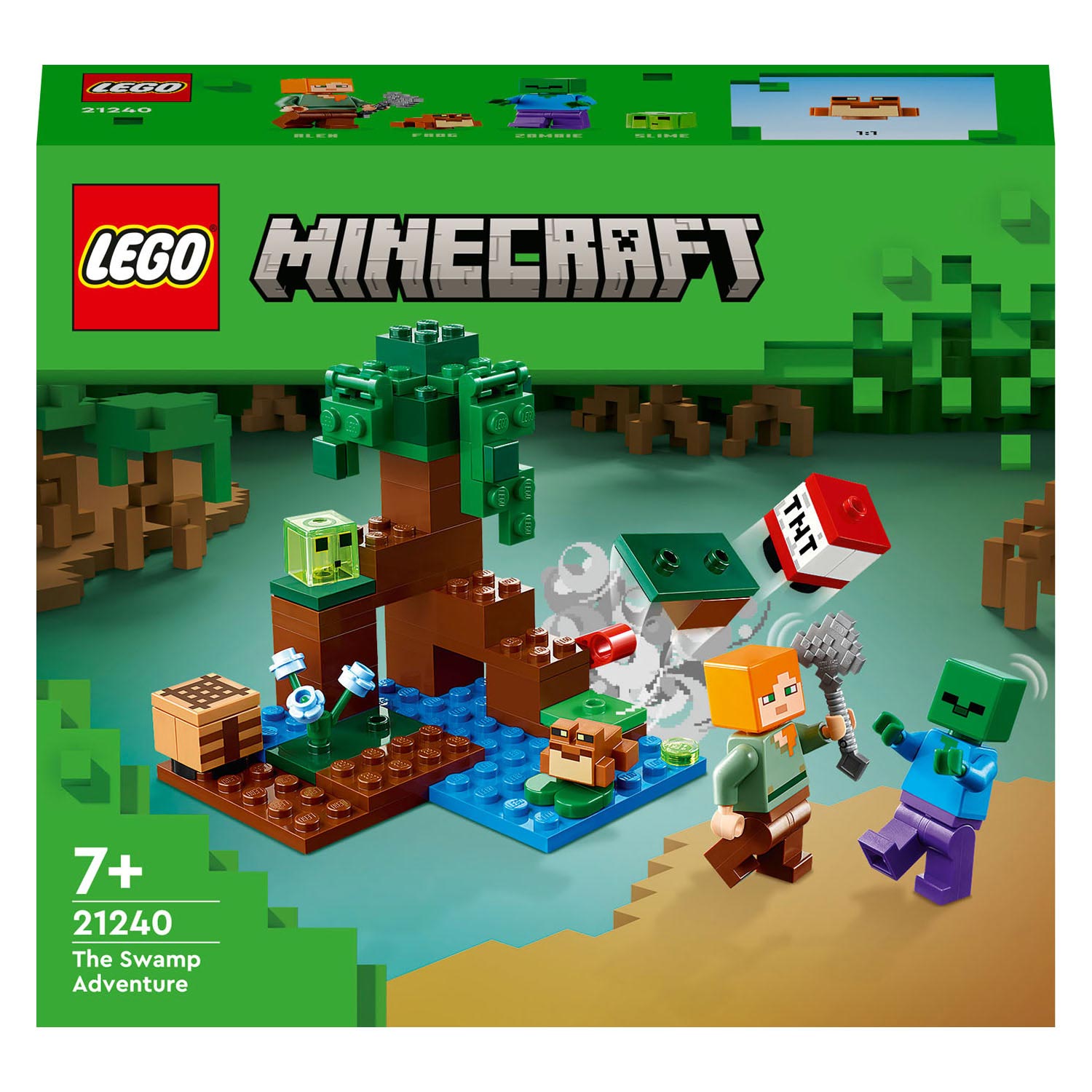 LEGO Minecraft 21240 Het Moerasavontuur