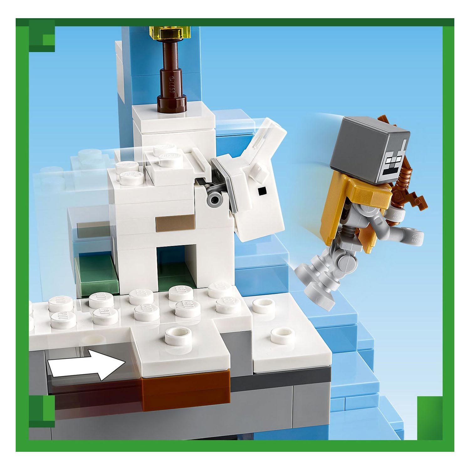 LEGO Minecraft 21243 Les sommets de l'iceberg