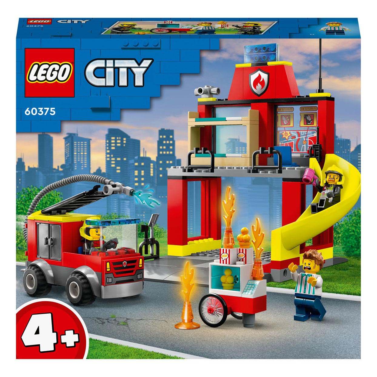 LEGO City 60375 La caserne de pompiers et le camion de pompiers