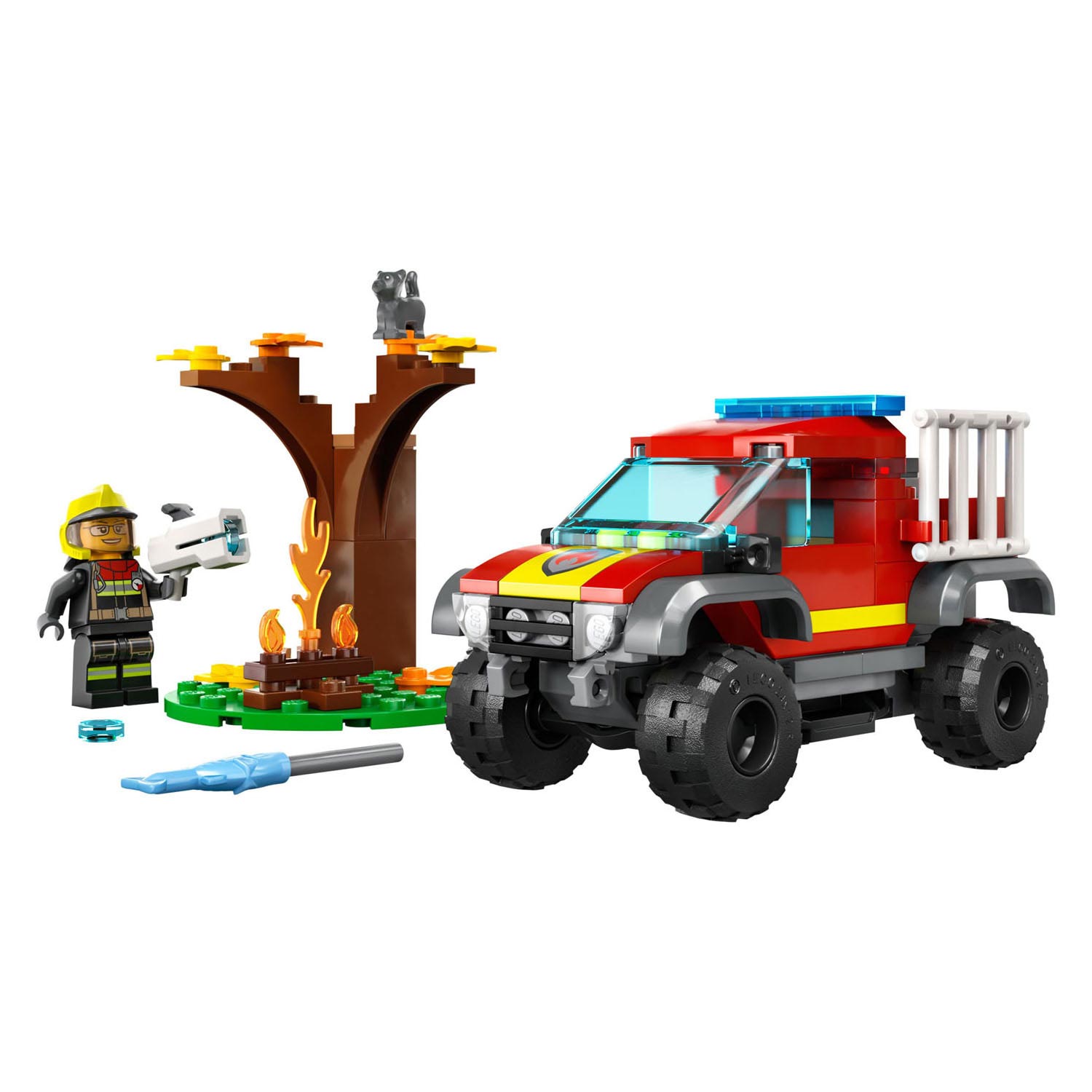 LEGO City 60393 Rettung mit einem 4x4-Feuerwehrauto