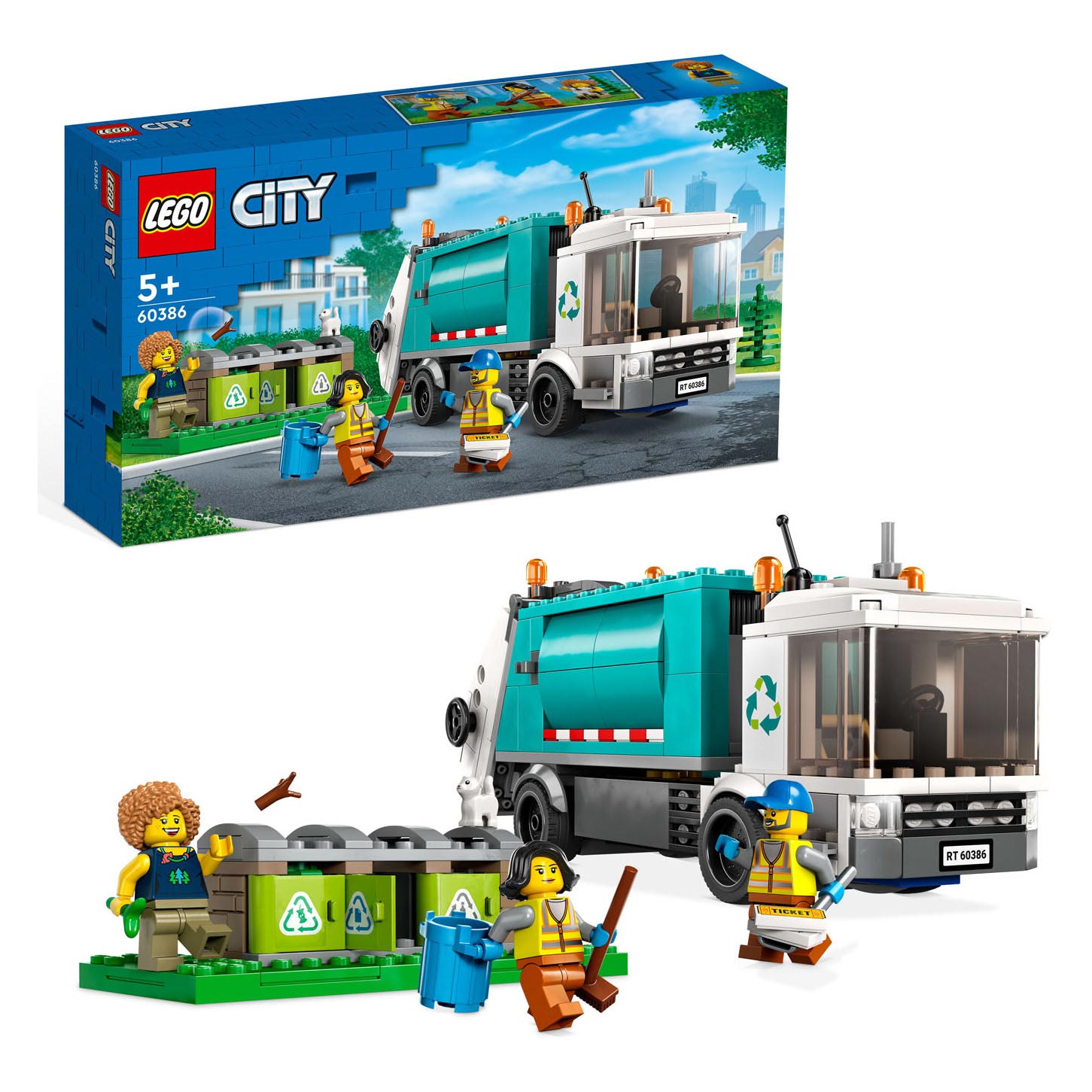 gespannen Nauwgezet engel LEGO City 60386 Recycle Crachtwagen online ... | Lobbes Speelgoed België