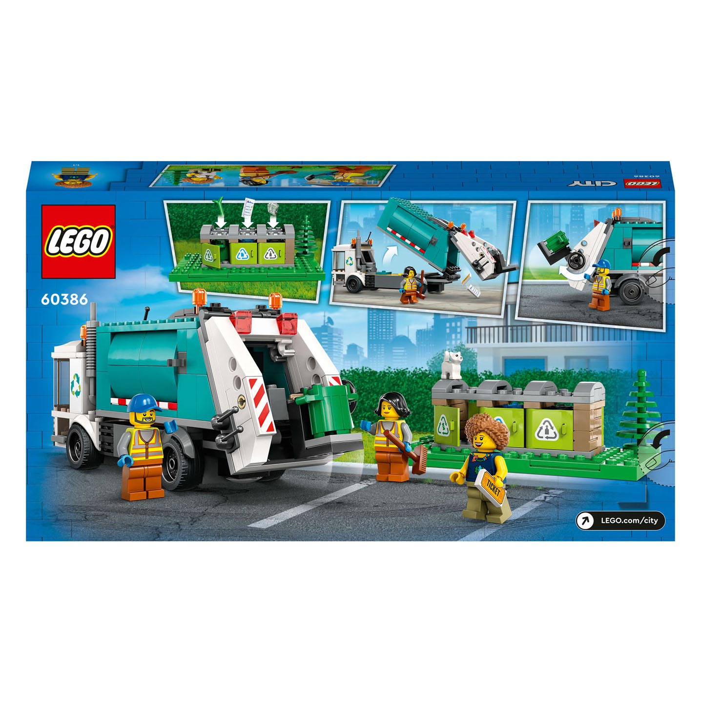 LEGO City 60386 Recycle Crachtwagen