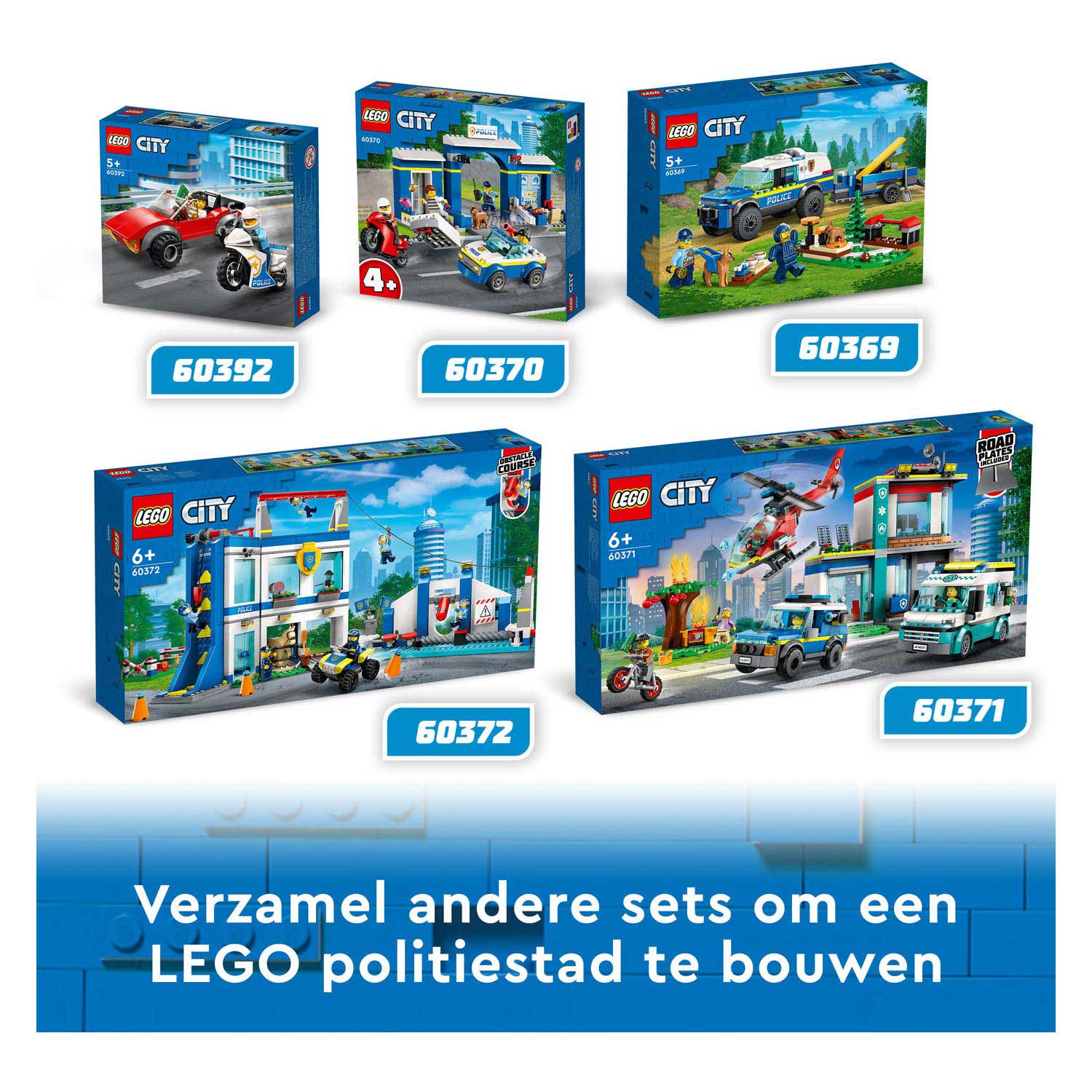 LEGO City 60369 Mobiele Training voor Politiehonden