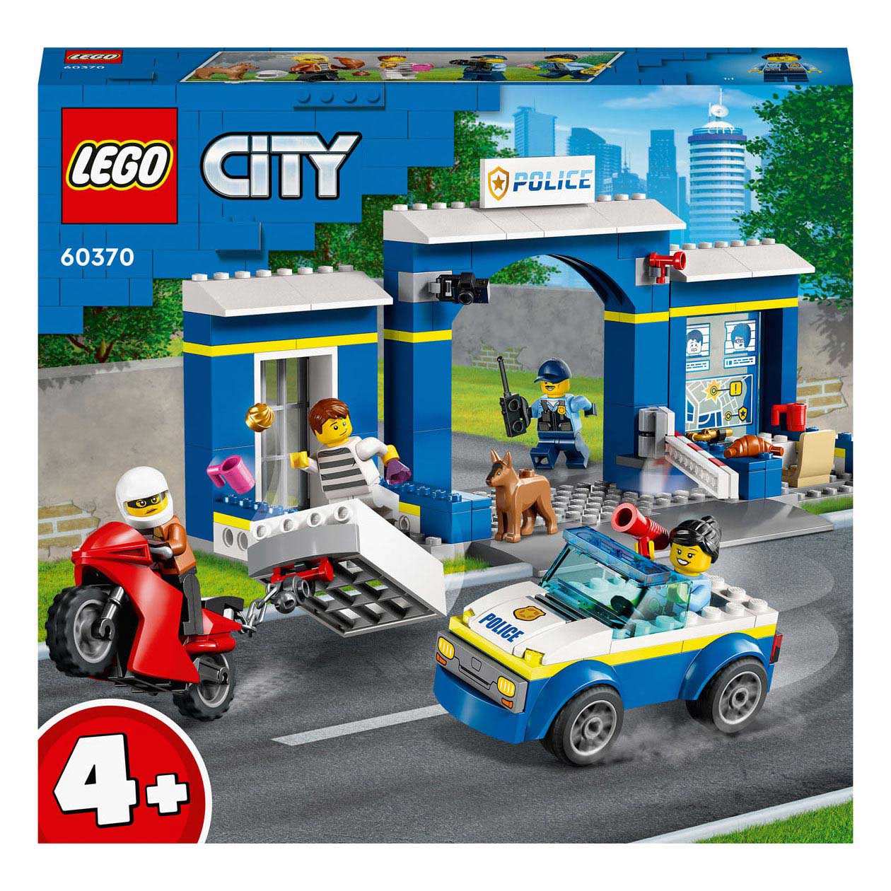 LEGO City 60370 Achtervolging Politiebureau
