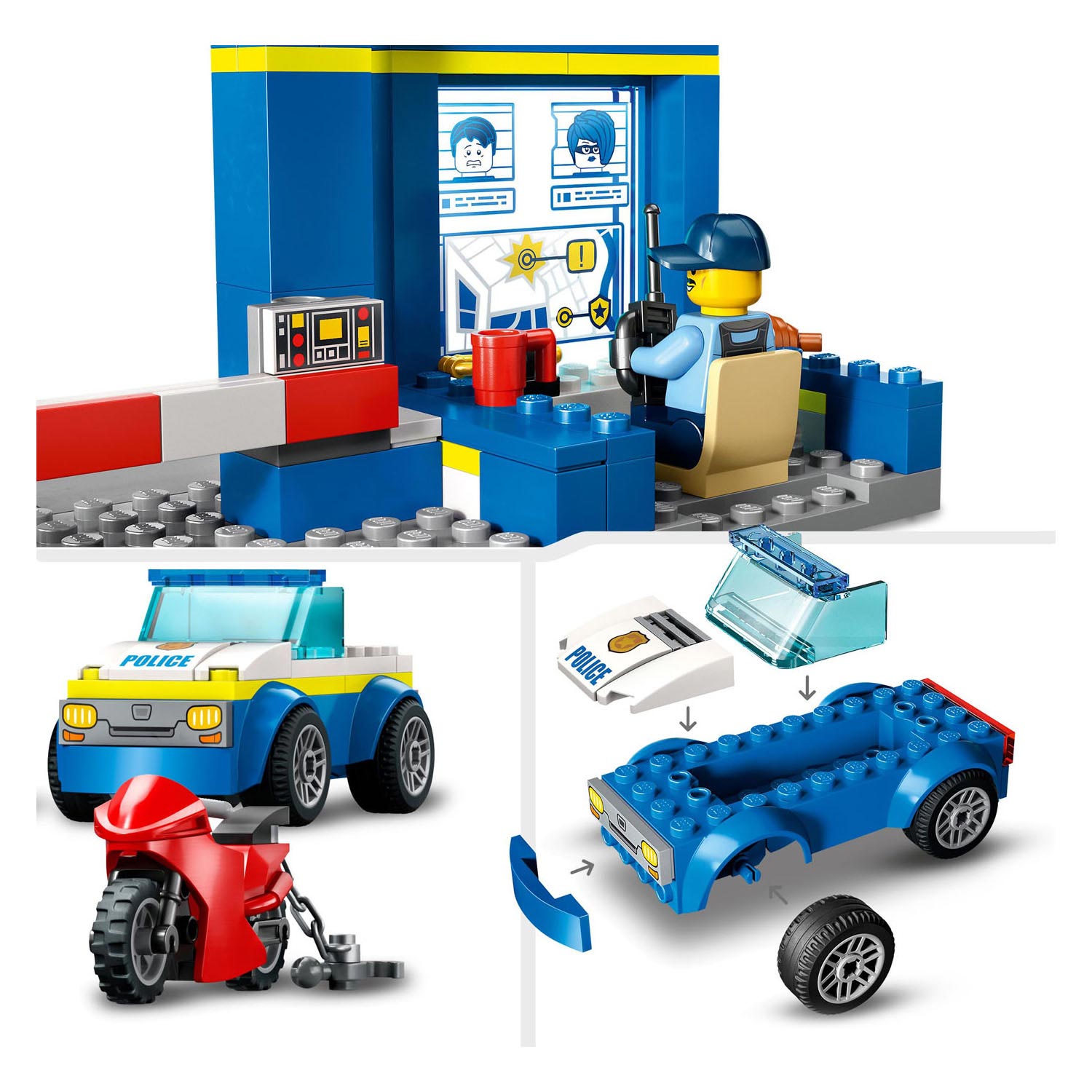 LEGO City 60370 La poursuite du commissariat de police