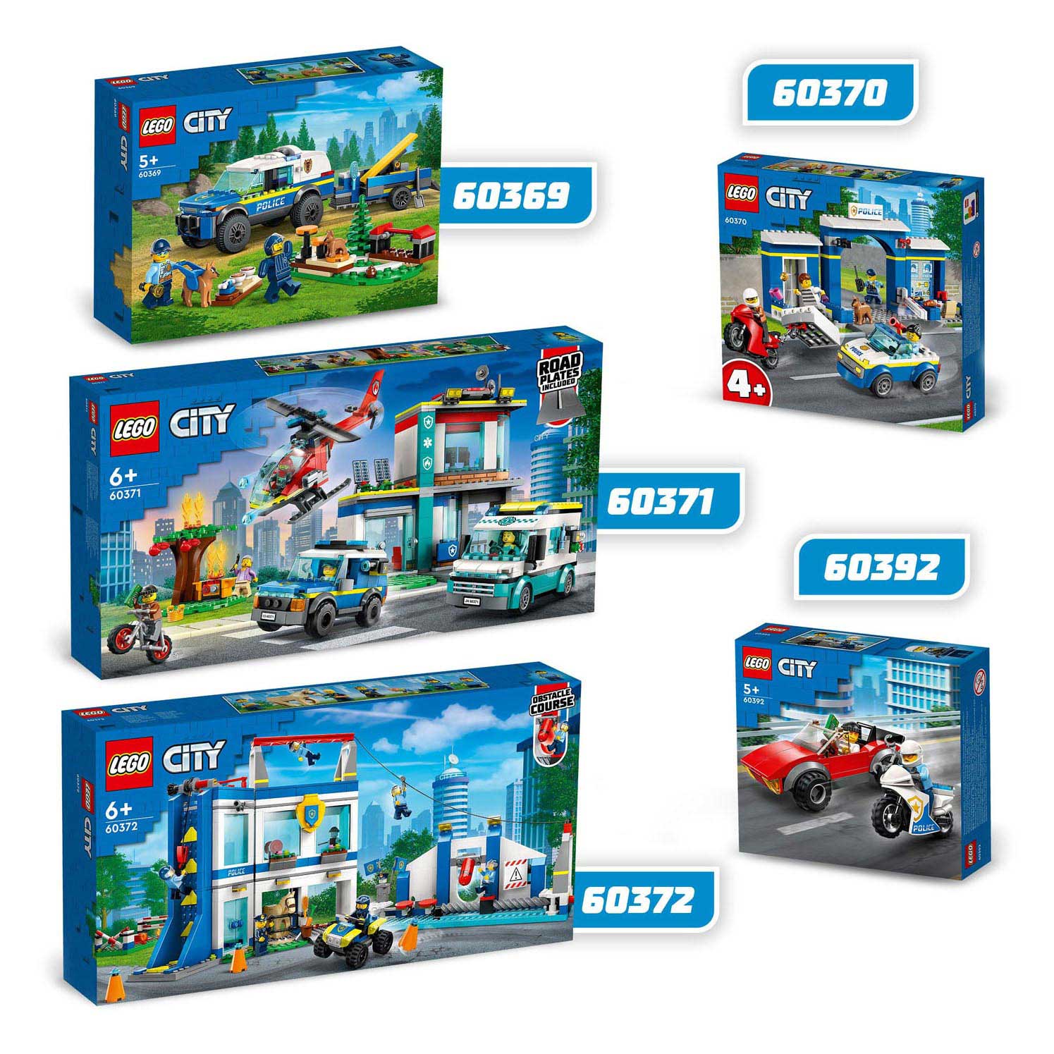 LEGO City 60372 Politietraining Academie