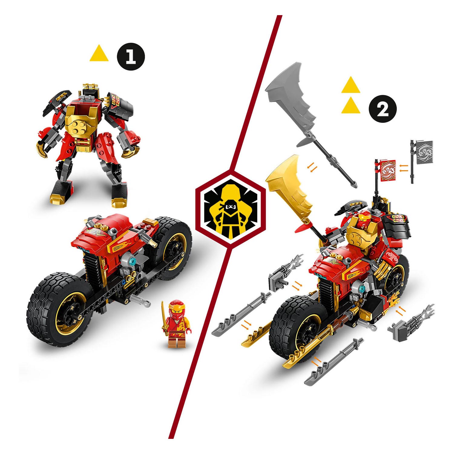 LEGO Ninjago 71783 Kais Mech Rider EVO