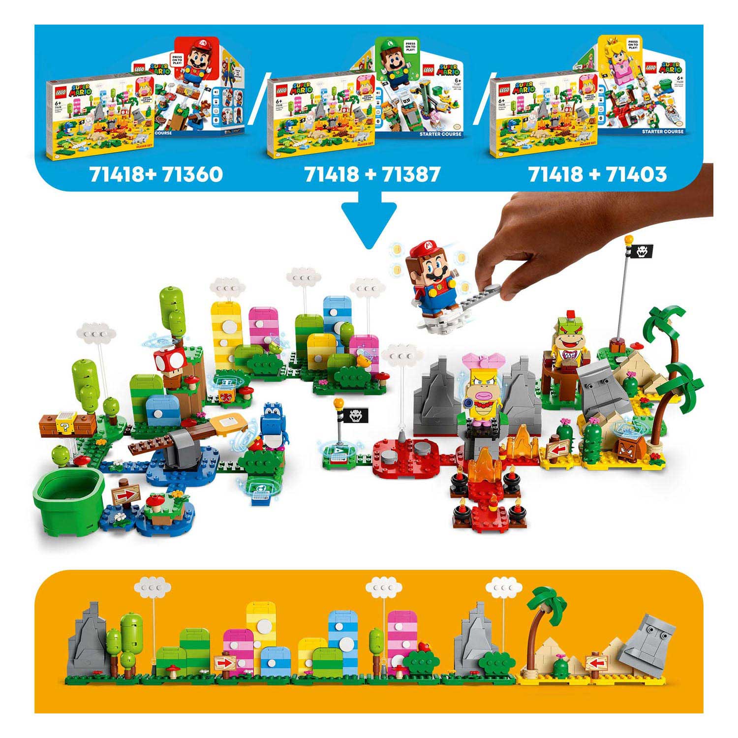 LEGO Super Mario 71418 Makersset: Creatieve Gereedschapskist