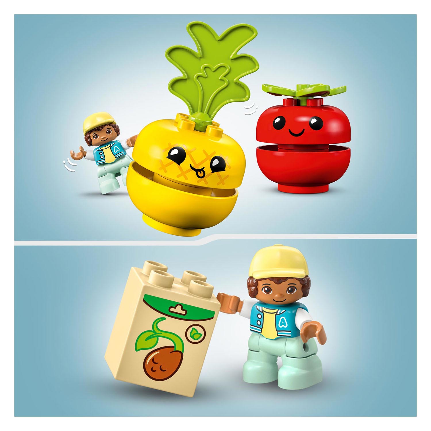LEGO Duplo 10982 Le tracteur à fruits et légumes