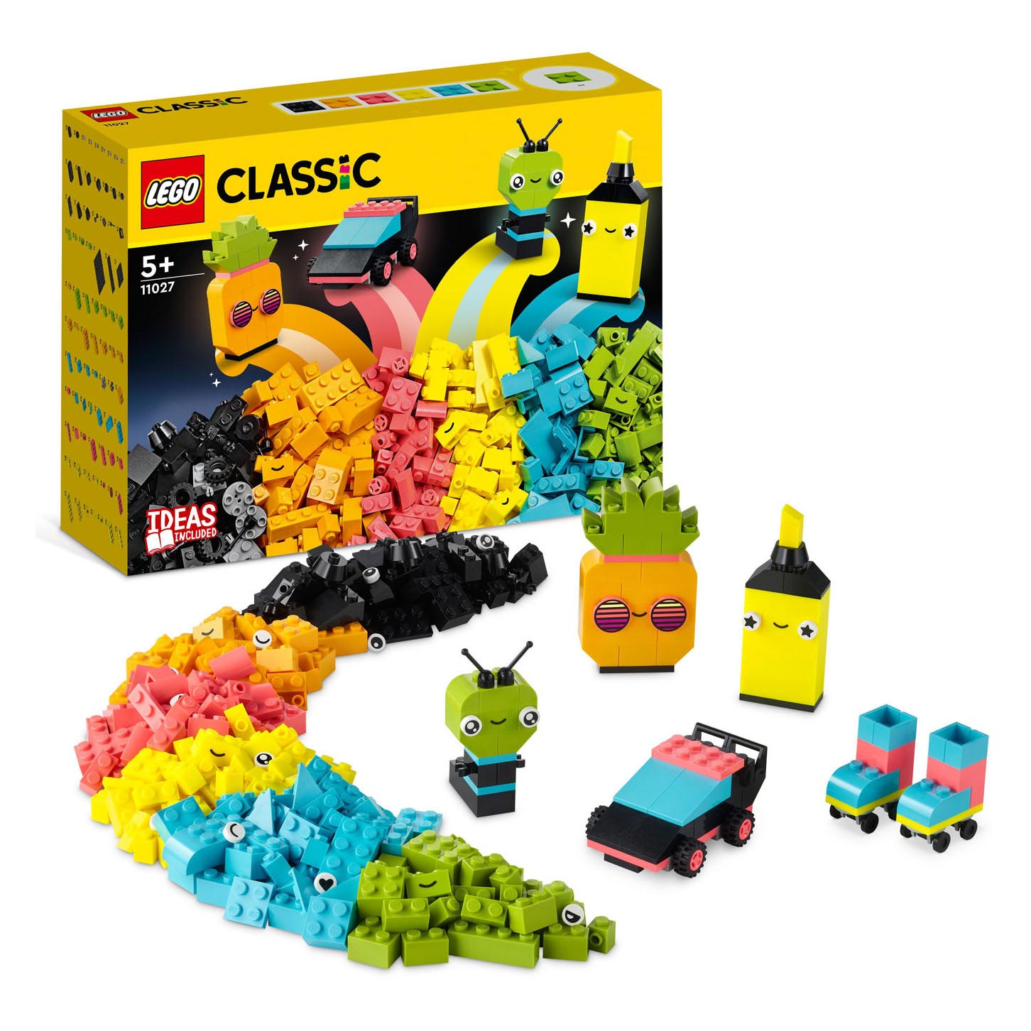 LEGO Classic 11027 Jeu créatif avec néon