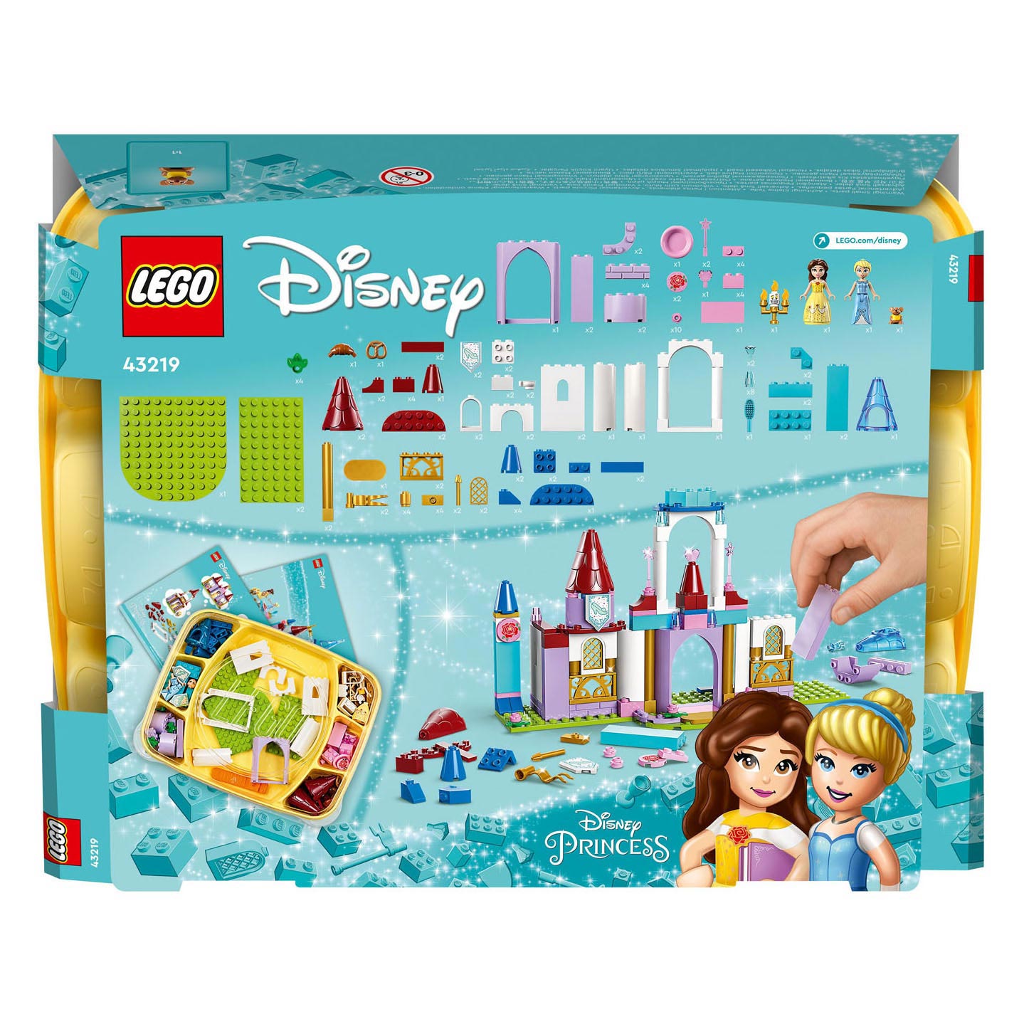 LEGO Disney Prinses 43219 Creatieve Kastelen