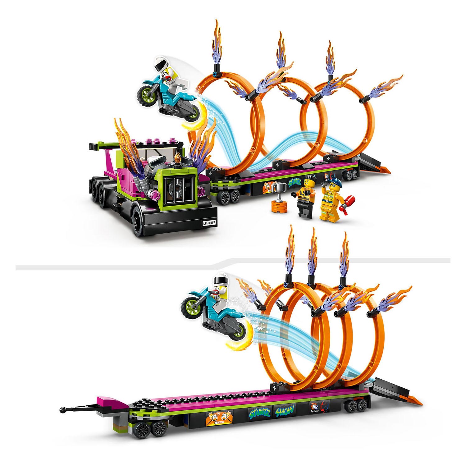 LEGO City 60357 Stunt-Truck und Ring of Fire-Herausforderung