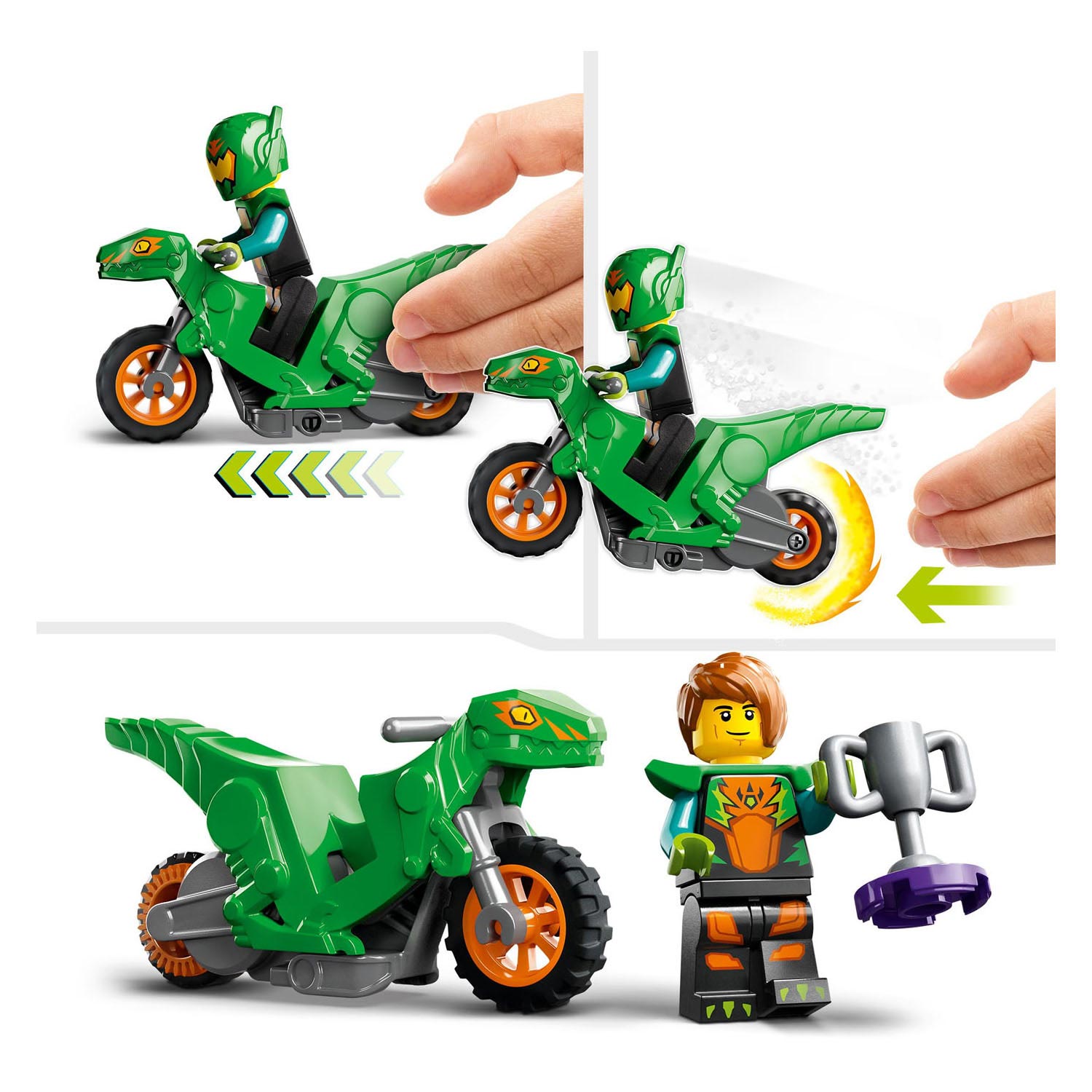 LEGO City 60359 Herausforderung: Eintauchen mit Stunt-Strecke