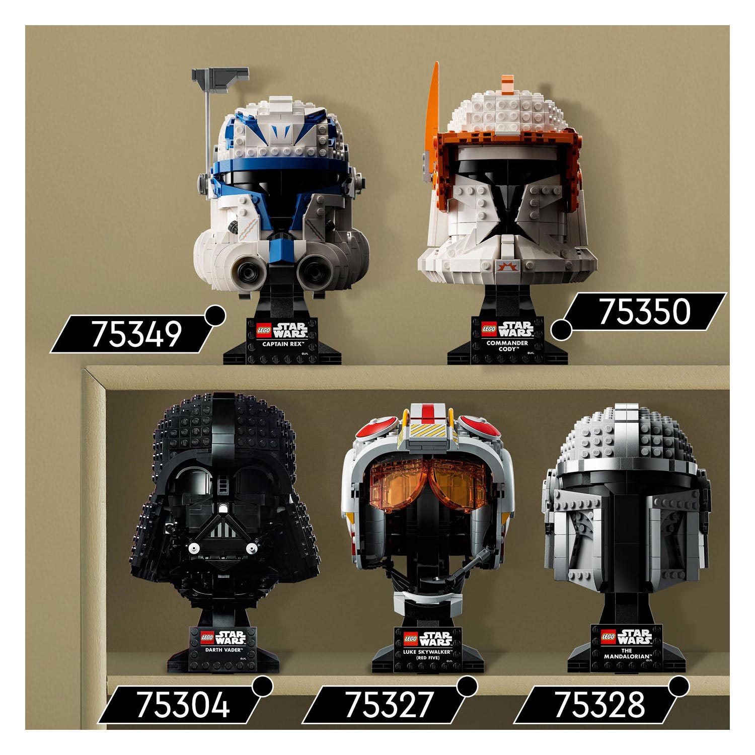 LEGO Star Wars 75349 Kit de modèle de casque Capitaine Rex