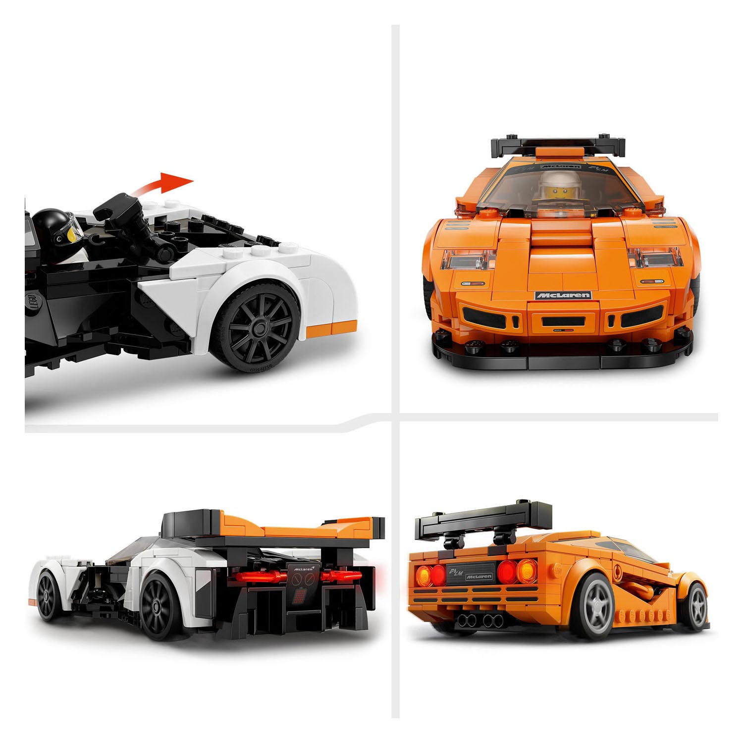LEGO Speed Champions 76918 McLaren Solus GT & McLaren F1 LM