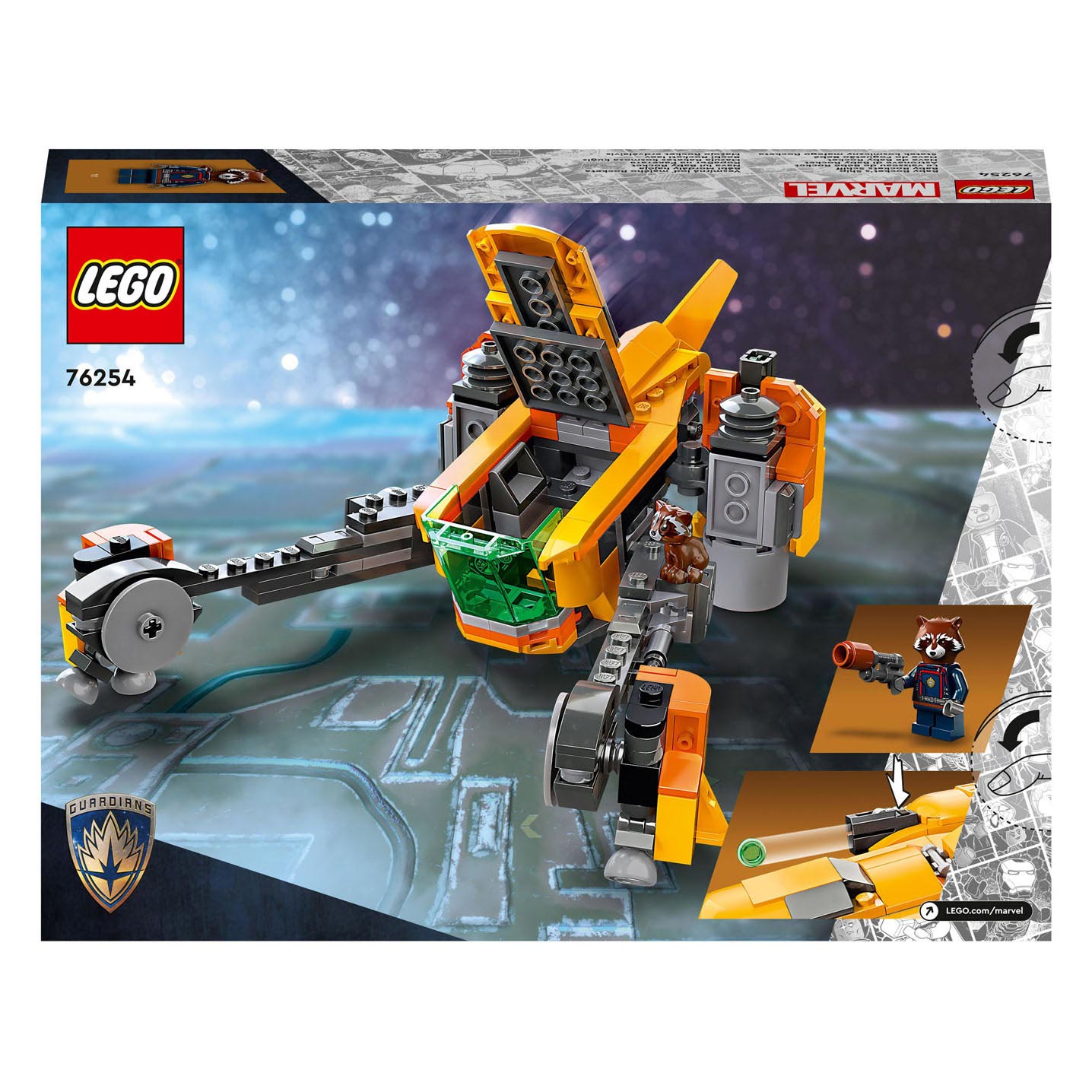 LEGO Super Heroes 76254 Le vaisseau de Baby Rocket