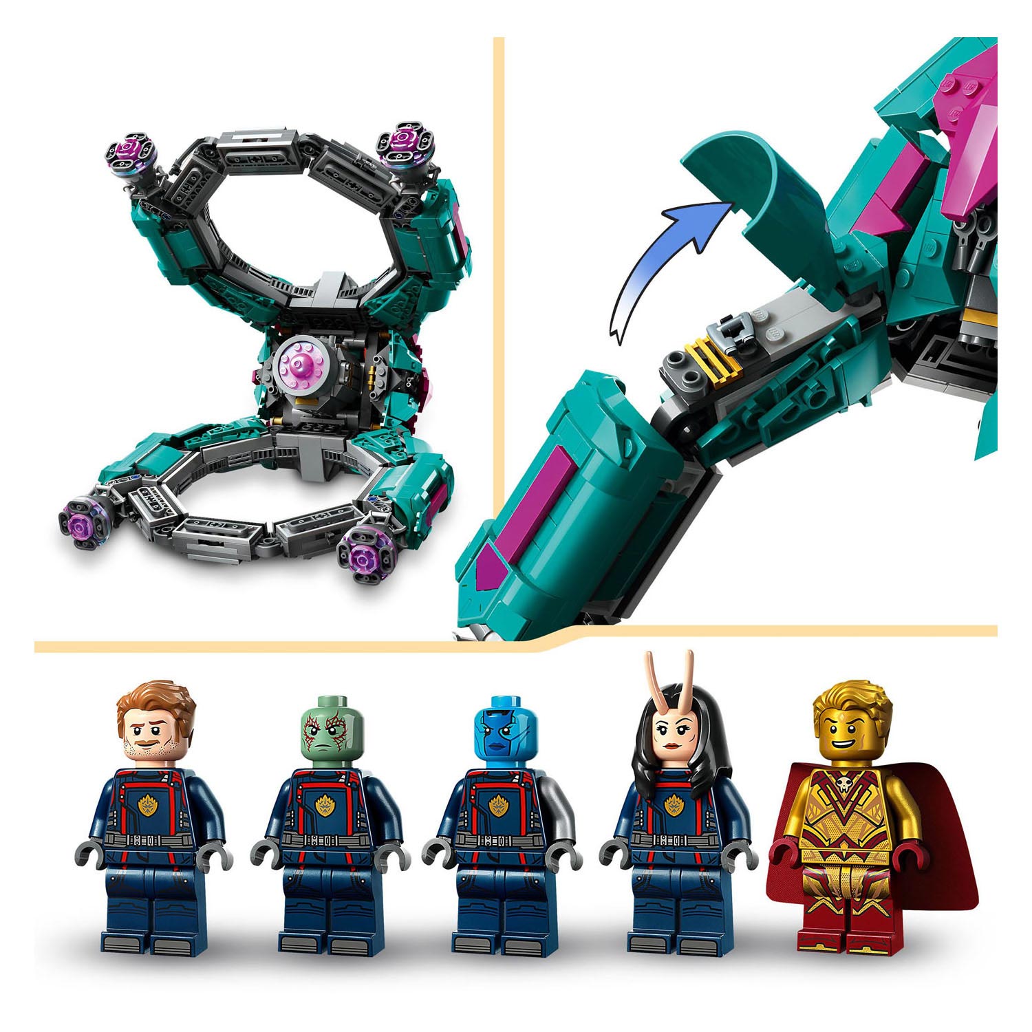 LEGO Super Heroes 76255 Das neue Schiff der Wächter