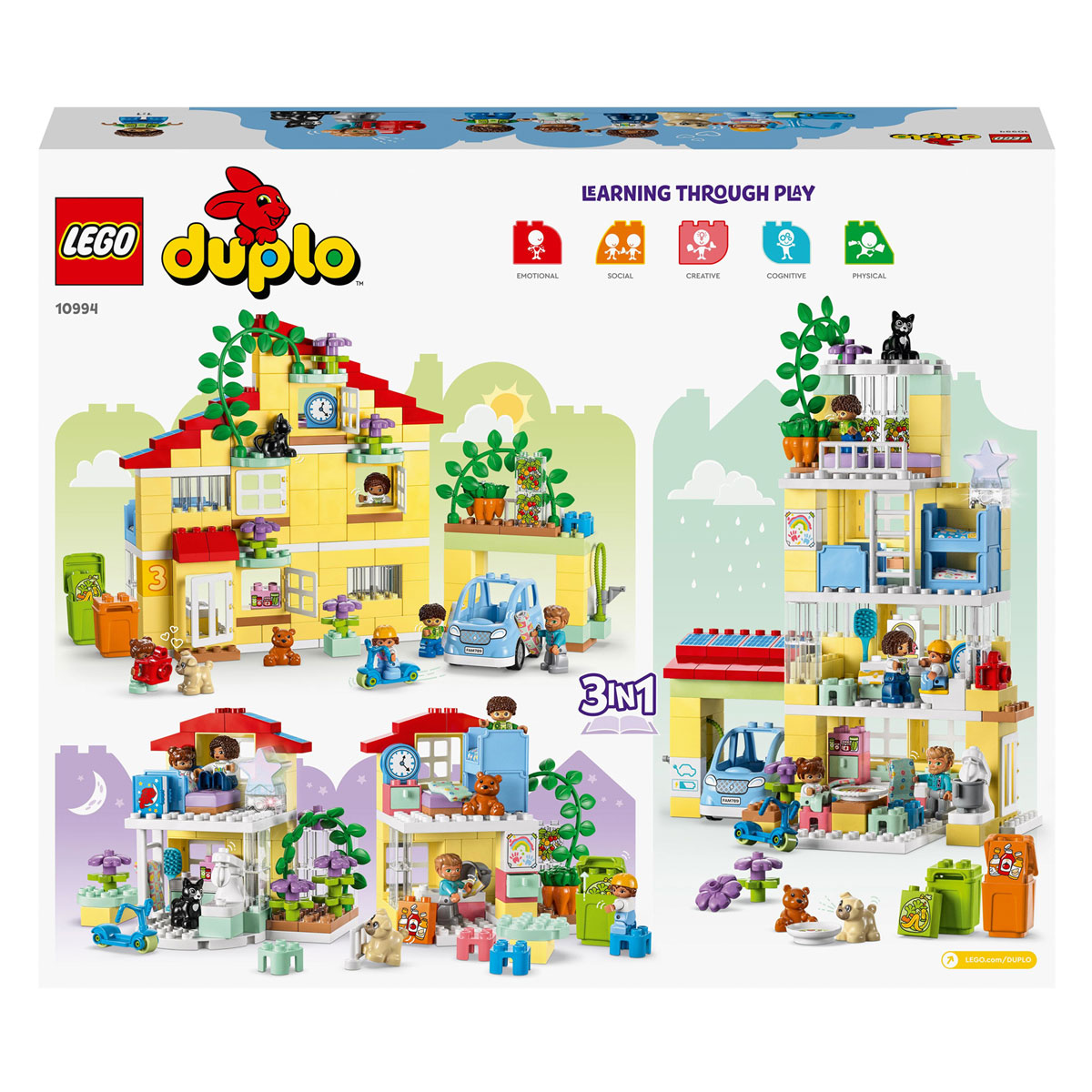 LEGO Duplo Town 10994 3In1 Familiehuis
