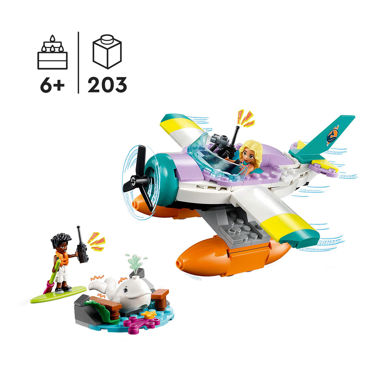 LEGO Friends 41752 L'avion de sauvetage en mer
