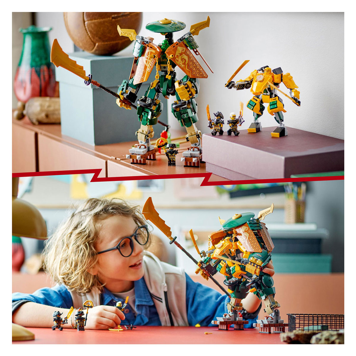 71794 LEGO Ninjago Lloyd et le robot de l'escouade ninja d'Arin