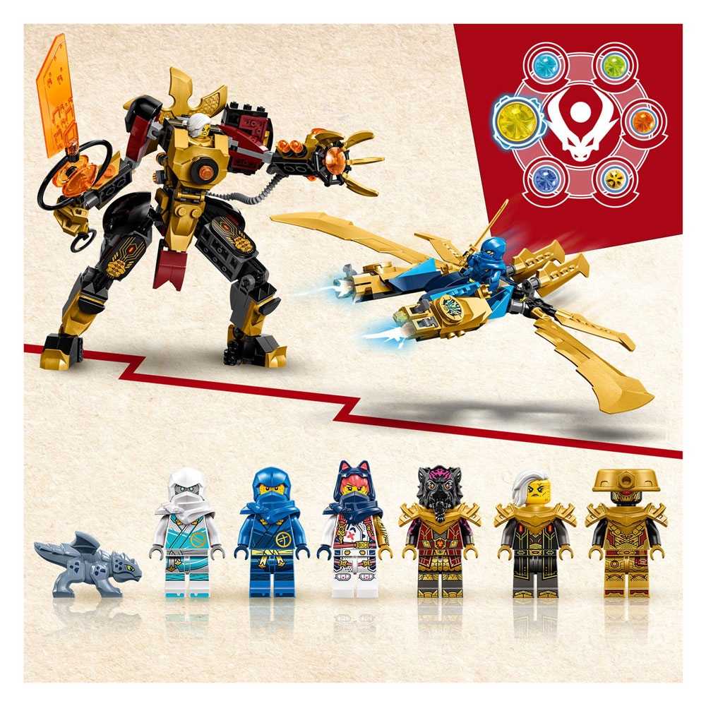 71796 LEGO Ninjago Élément Dragon Vs. Le Mecha de l'Impératrice