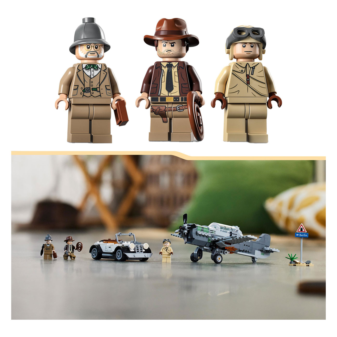 LEGO Indiana Jones 77012 Jagdflugzeugverfolgung
