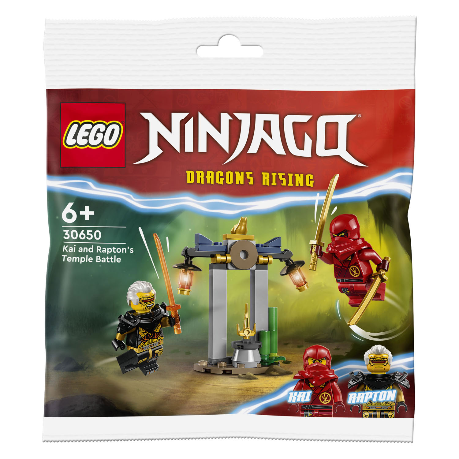 LEGO Ninjago 30650 La bataille du temple de Kai et Rapton