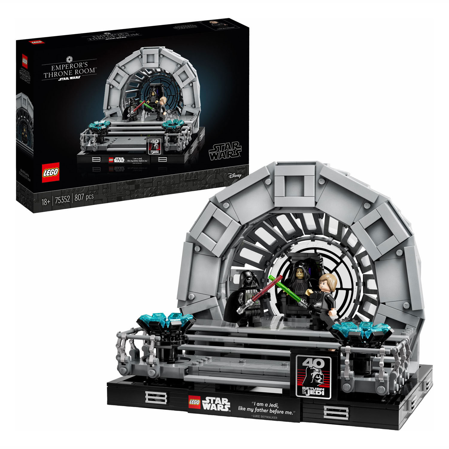 LEGO Star Wars 75352 Salle du Trône de l'Empereur Diorama