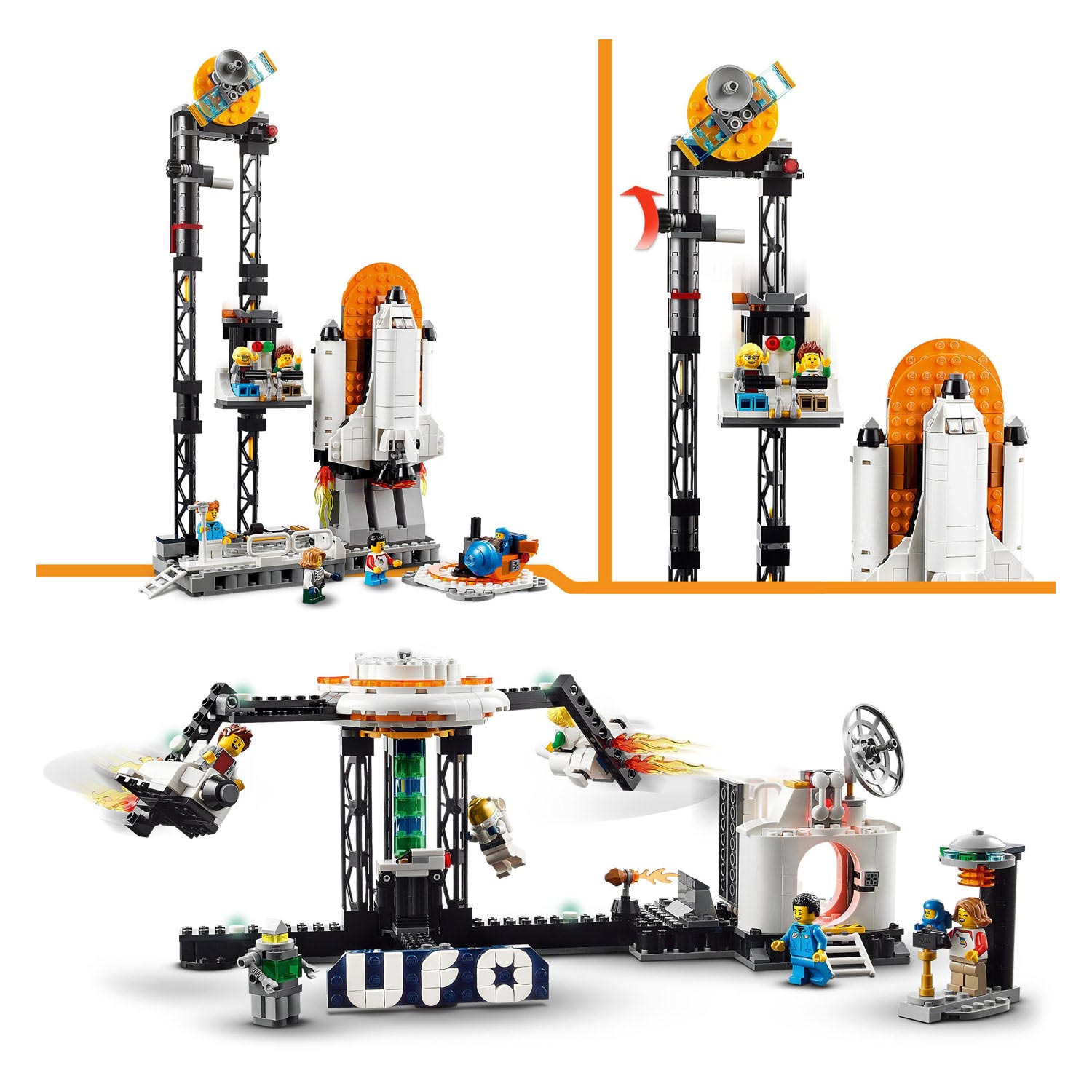 LEGO Creator 31142 Les montagnes russes de l'espace